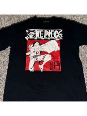 Ripple Junction Black and Red One Piece Short Sleeve Tee